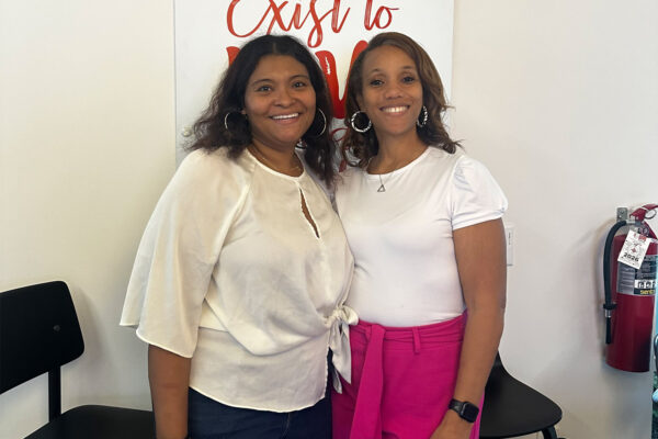 Tesa and Denise at the NAWIC Triangle event