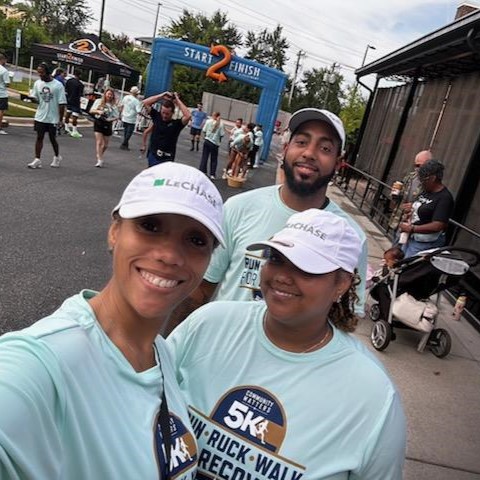 LeChase team at the Charlotte Rescue Mission 5K