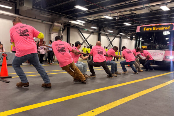 Capital Region team at CDTA Bus Pull