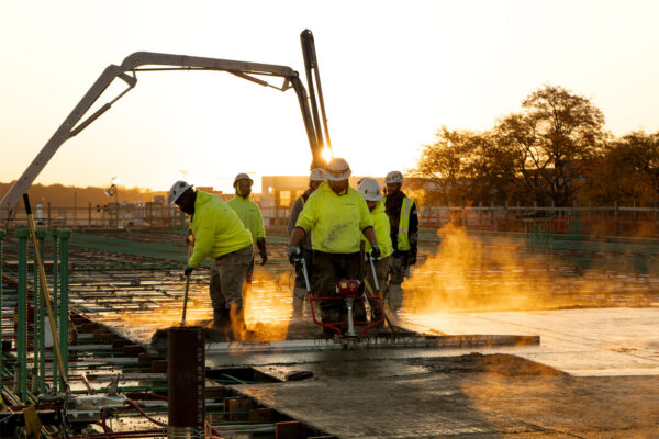 Syracuse Airport Concrete Pour
