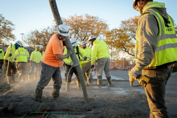 Syracuse Airport Concrete Pour