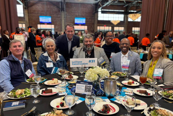 LeChase team at the CMS Schoolanthropy Luncheon