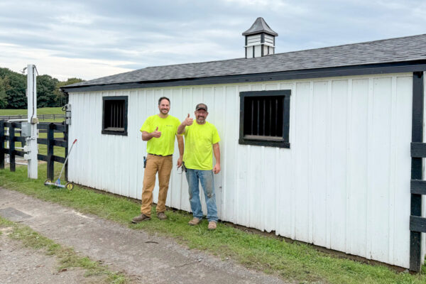 Capital Region team volunteering with Equine Advocates